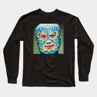 Greta: Wrestling Mask Portrait Long Sleeve T-Shirt